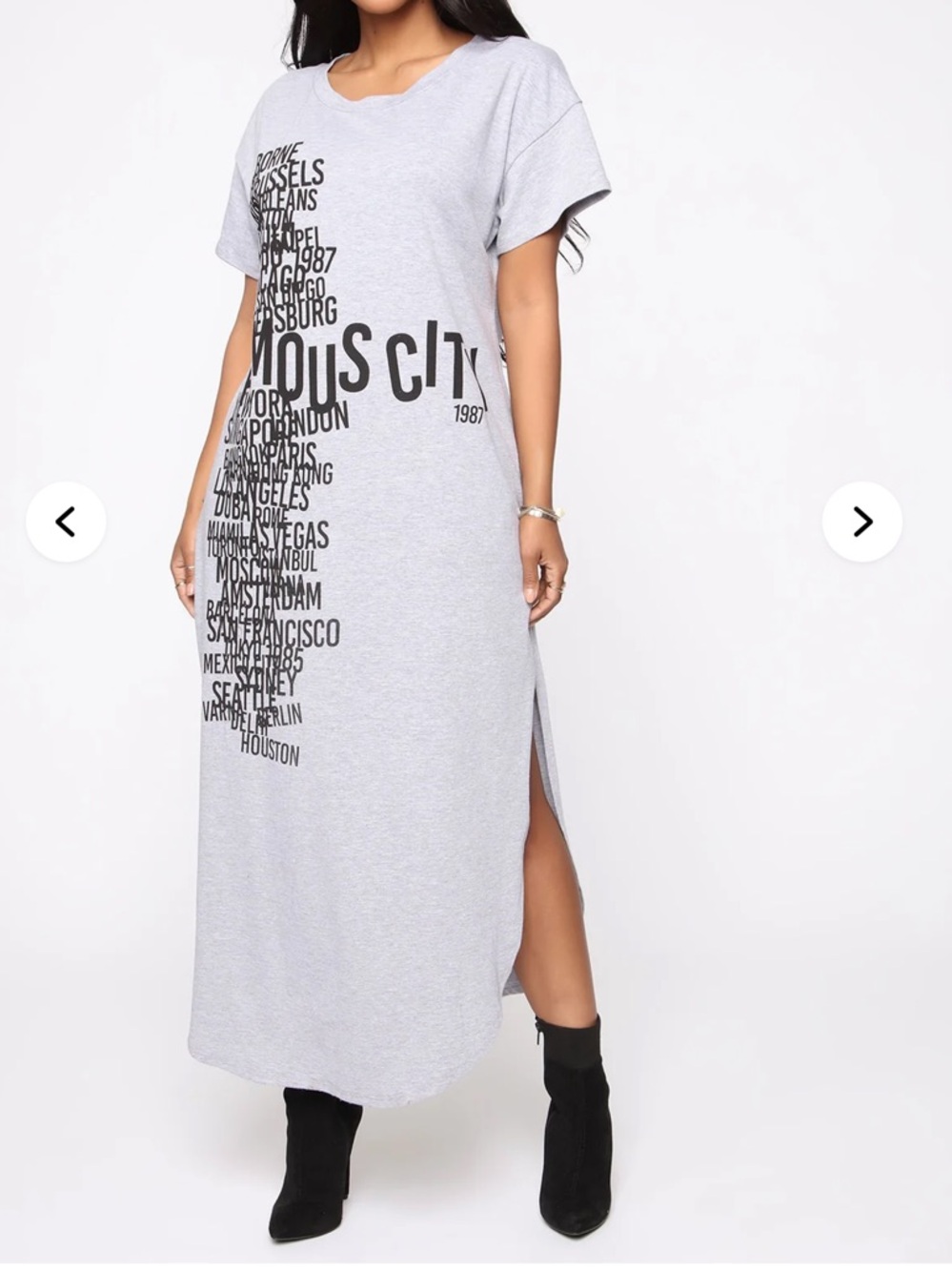 Send Me Your Location Maxi Dress
